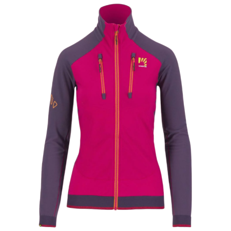 Damen Funktions-Sweatshirt Karpos Alagna Evo W Jacket rosa/lila Granita/Grape