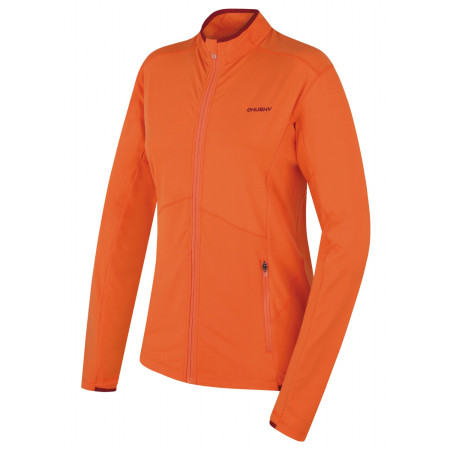 Damen-Sweatshirt Husky Tarp Zip orange lt.orange