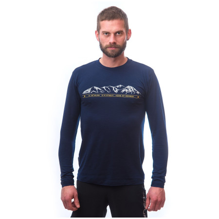Herren-Funktionsshirt Sensor Merino Active Pt Mountains Langarm