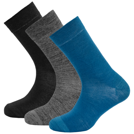 Socken Devold Daily Light Sock 3PK blau FLOOD MIX