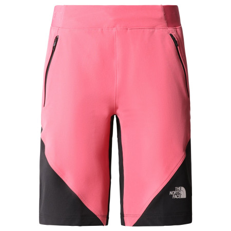 Damenshorts The North Face Stolemberg Alpine Slim Straight Short rosa/rot COSMO PINK/TNF BLACK
