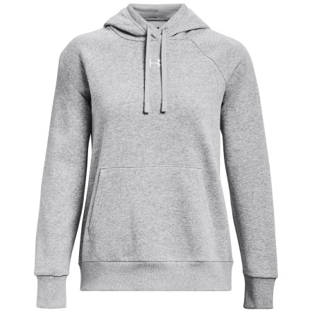 Damen-Sweatshirt Under Armour Rival Fleece Hoodie grau Mod Gray Light Heather / / White