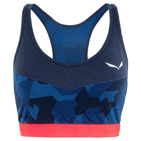 Sport-BH Salewa Cristallo Warm Amr W Sport Top blau NavyBlazer