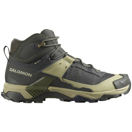 Herrenschuhe Salomon X Ultra 5 Mid Gore-Tex grün Peat / Gray Green / Blue Nights
