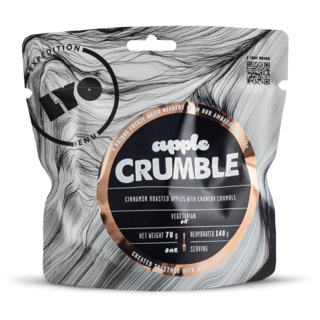 Trekkingnahrung Lyo food Apfelkuchen mit Streusel