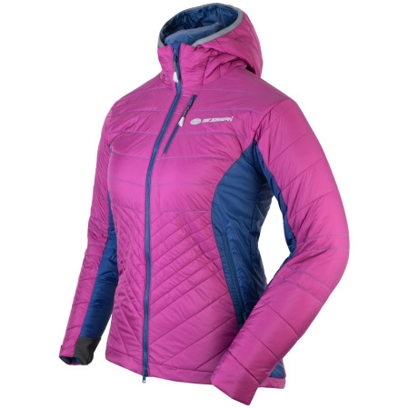 Damenjacke Sir Joseph Lotus Hooded Lady rosa/blau Berry/Navy