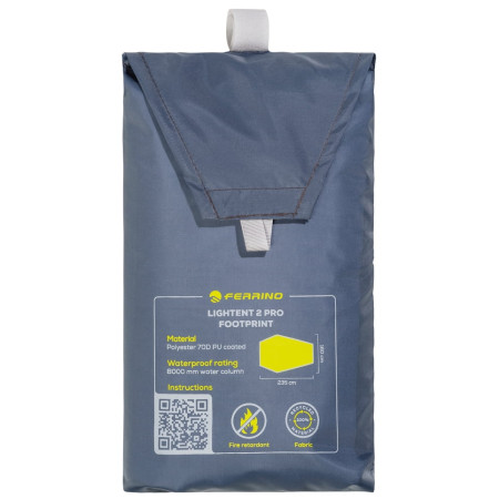 Zeltunterlage Ferrino Lightent 2 Pro footprint grau šedá