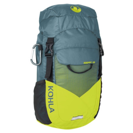 Junior-Rucksack Kohla Happy 15l grün/gelb Stormy Sea