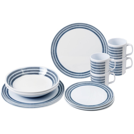Essens-Set Brunner Melamine Set Bluebay