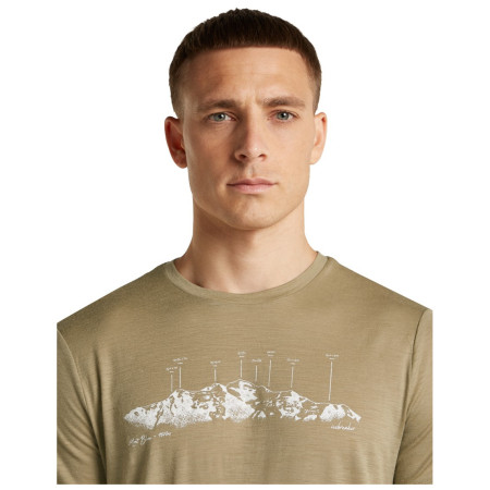 Herren T-Shirt Icebreaker Men Merino 150 Tech Lite SS Tee The Peaks