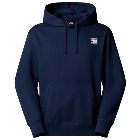 Herren-Sweatshirt The North Face M Mountain Logo Relaxed Hooded Sweatshir dunkelblau Summit Navy
