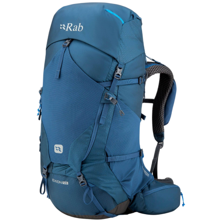 Wanderrucksack Rab Exion 55 blau Tempest Blue