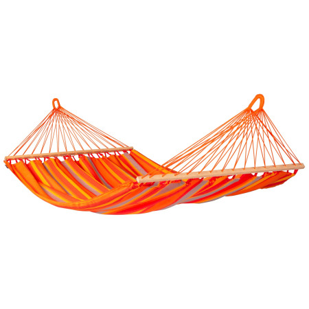 Hängematte mit Stangen La Siesta Alisio Double orange toucan