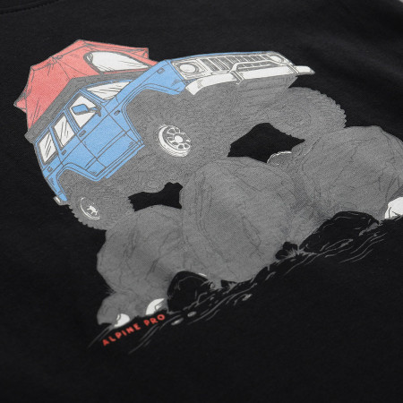Kinder-T-Shirt Alpine Pro Ecomo 4 Black