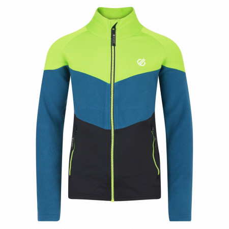 Kinder-Sweatshirt Dare 2b Emergent III Core Stretch grün/blau GrFl/KgfshBl