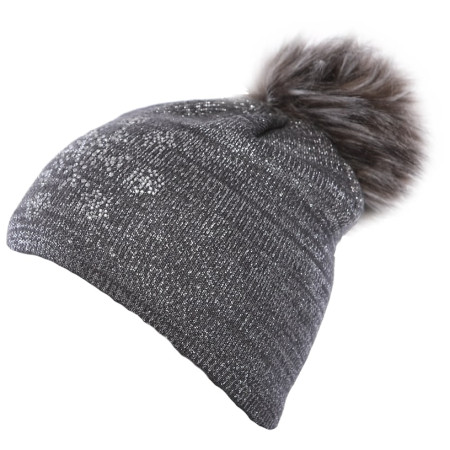 Damenmütze Sherpa Suzan dunkelgrau MelDarkGray