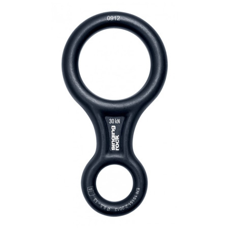 Abseilgerät Singing Rock L schwarz Black