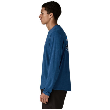 Herren-T-Shirt Patagonia M's L/S Cap Cool Daily Shirt - '73 Skyline