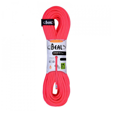 Kletterseil Beal Joker 9,1 mm (60 m) Dry Cover orange orange