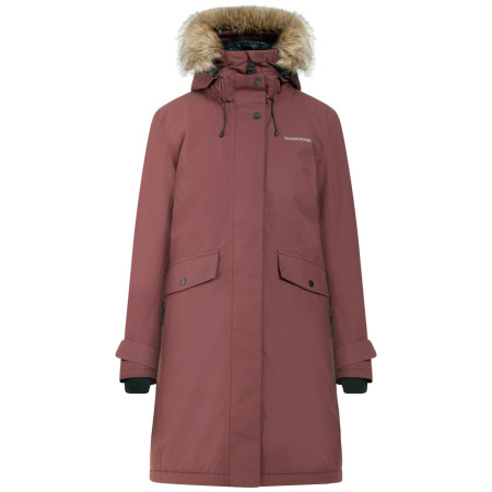 Damen-Winterparka Didriksons Erika Wns Parka 3 weinfarbe Old rust