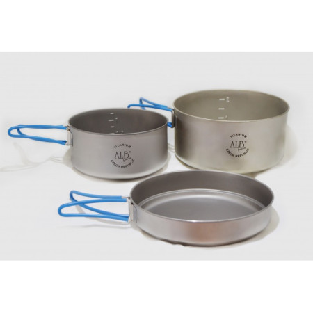 Geschirrset ALB forming Titan Pro silber