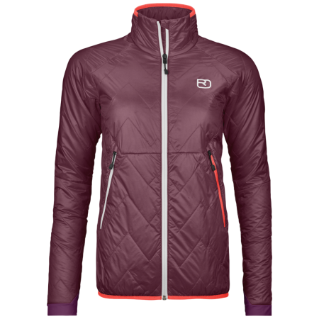 Damenjacke Ortovox Swisswool Piz Vial Jacket W rot Winetasting
