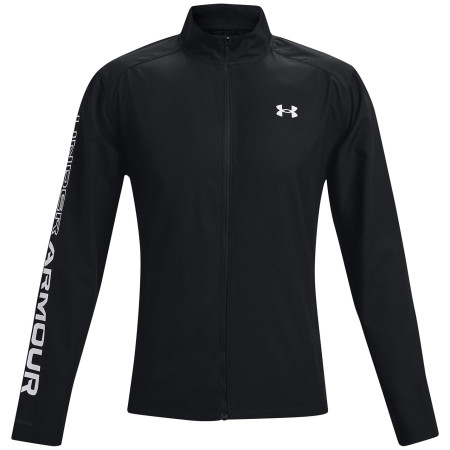 Herren-Frühjahrsjacke Under Armour STORM Run Jacket schwarz Black / White / Reflective