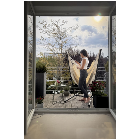 Schaukelstuhl mit Ständer La Siesta Fiji set Organic Comfort