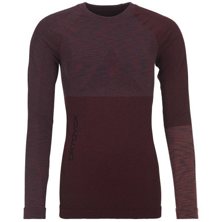 Damen-T-Shirt Ortovox 230 Merino Competition LS W weinfarbe Darkwineblend