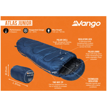 Kinderschlafsack Vango Atlas Junior