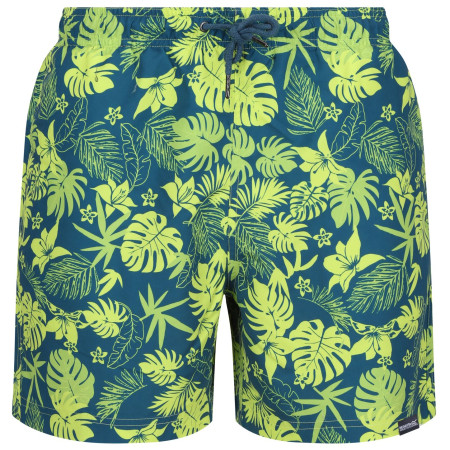 Herrenshorts Regatta Loras Swim Short m grün/blau Moroccan Blue Hawaiian Print