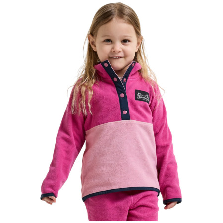 Kinder-Sweatshirt Didriksons Monte Kids Half Bu 6 Cactus Pink