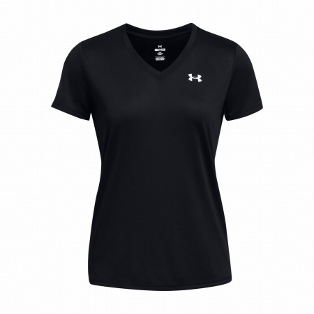 Damen-Funktionsshirt Under Armour Tech SSV - Solid schwarz Black/White