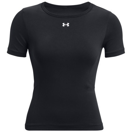 Damen-Funktionsshirt Under Armour Train Seamless SS schwarz Black / / White