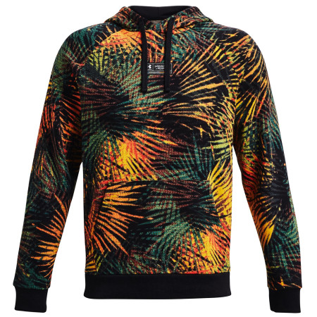 Herren-Sweatshirt Under Armour Rival Flc Sport Palm HD orange/grau Cruise Gold / / White