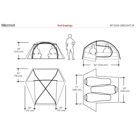 Zelt Marmot Limelight 3P