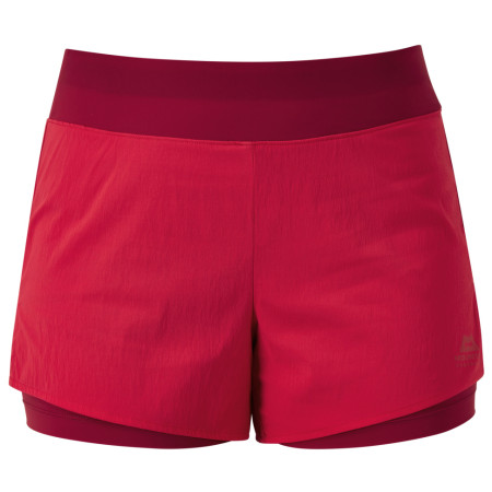 Damenshorts Mountain Equipment Dynamo Wmns Twin Short rosa Capsicum Red