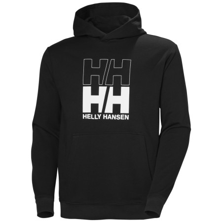 Herren-Sweatshirt Helly Hansen Core Graphic Sweat Hoodie schwarz Black