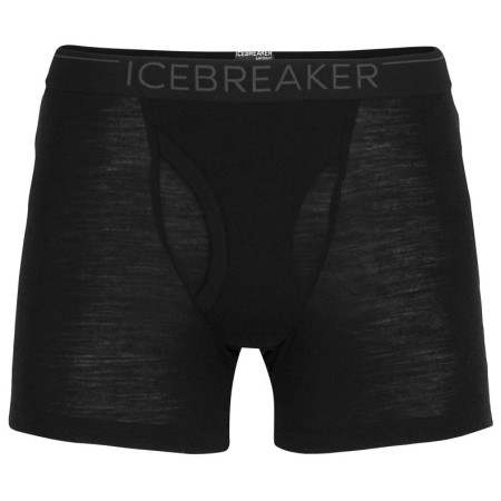 Herren-Boxershorts Icebreaker 175 Everyday Boxers wFly schwarz Black
