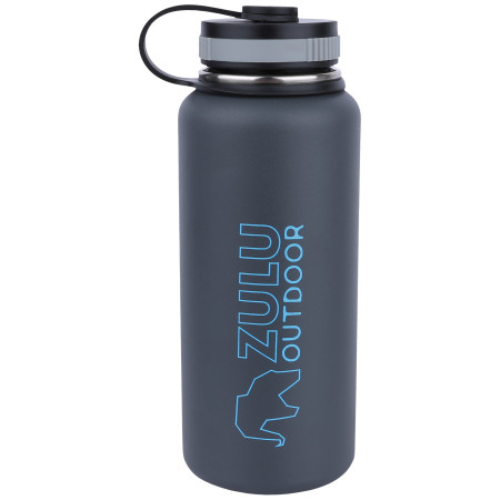 Thermoflasche Zulu Vacuum Bottle 950ml grau/blau grey/blue