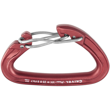 Karabiner Grivel K3G Plume Twin Gate rot