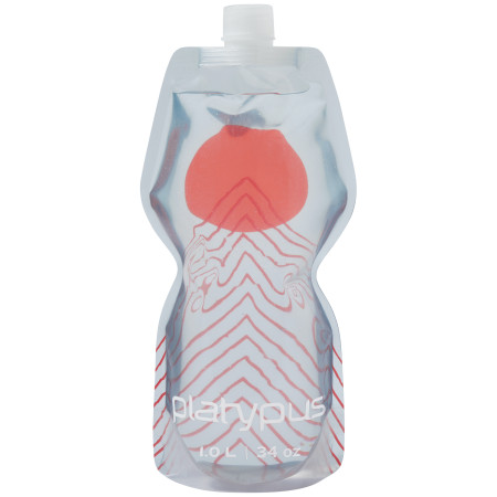 Flasche Platypus Softbottle 1L Closure cap rot Apex