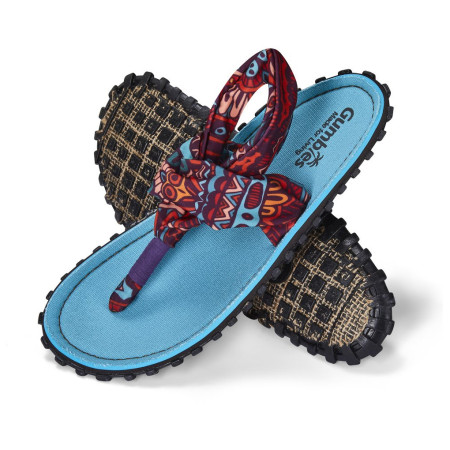 Sandalen Gumbies Slingback Turquoise Vintage