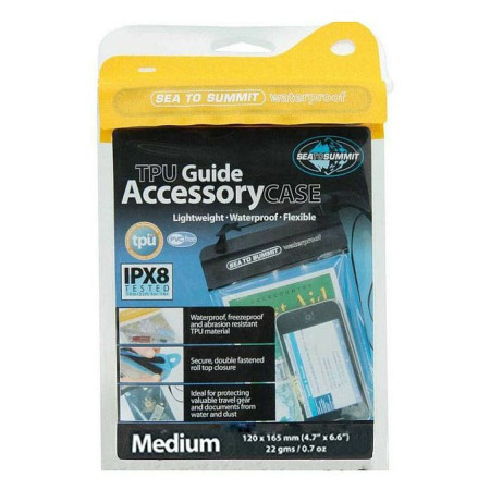 Hülle Sea to Summit TPU Guide Accessory Case M gelb Yellow