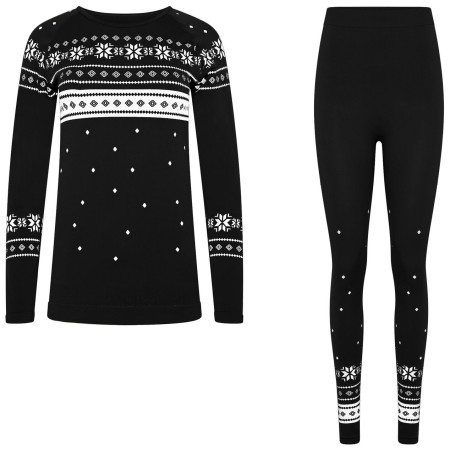 Damen-Thermounterwäsche Dare 2b In Demand B/L Set schwarz Black/White (8K4)