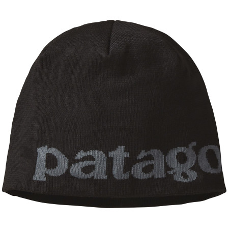 Wintermütze Patagonia Beanie Hat schwarz/grau Logo Belwe: Black