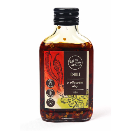 Fertigessen Na Italské farmě Chilli v olivovém oleji rot