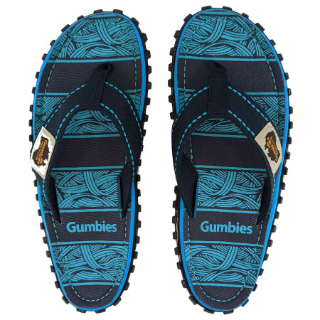 Flip-Flops Gumbies Islander Navy Waves blau