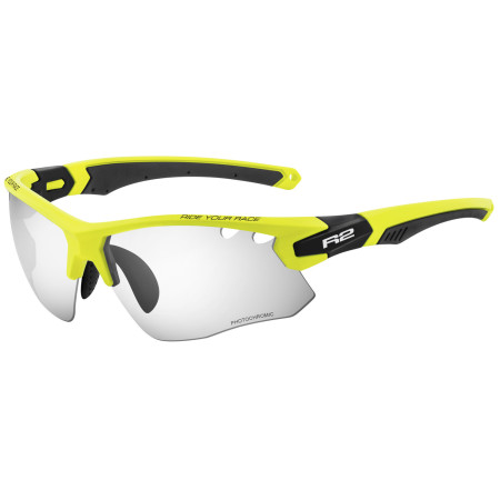 Sportbrille R2 Crown grün matný -neonově zelený