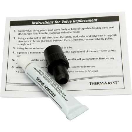 Reparaturset für Isomatten Therm-a-Rest Classic Valve Repair Kit schwarz DK Blue